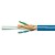 Cablu UTP Cat 6  4x2xAWG23/1, 300MHz, PVC, albastru Schrack